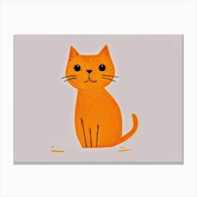 Orange Cat 2 Canvas Print