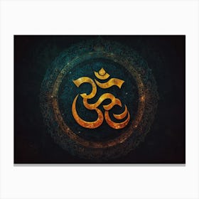 Om Symbol Canvas Print