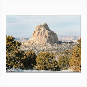 Desert Mountain Range Canvas Print