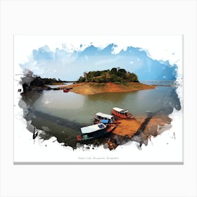 Kaptai Lake, Rangamati, Bangladesh Canvas Print