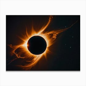 Solar Eclipse 4 Canvas Print