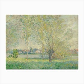 The Willows (1880), Claude Monet Canvas Print
