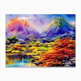 Majestic Mountain Mornings Canvas Print