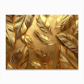 Design Luxury Golden Texture 1 Canvas Print