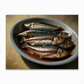 Sardines 8 Canvas Print