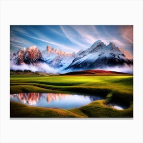 Alps beauty Canvas Print