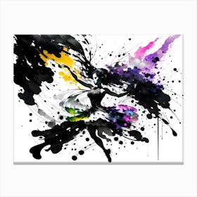 Abstract Dancer Canvas Print