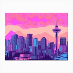 Vancouver Skyline 2 Canvas Print