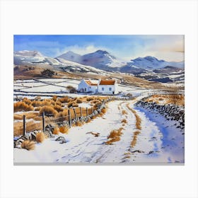 Scotland In Winter Canvas Print