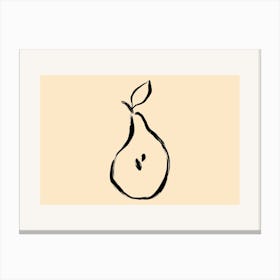 Bohemian Pear Canvas Print