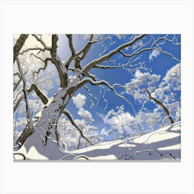 Snowy Forest Canvas Print