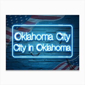 Oklahoma City City In Oklahoma Canvas Print