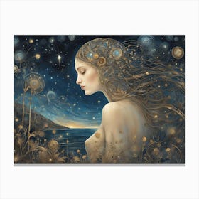 Dreaming Girl Canvas Print