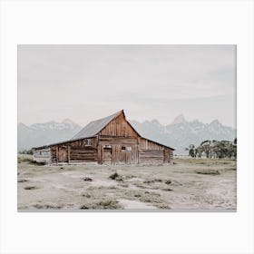 Rustic Abandoned Cabin Canvas Print