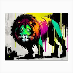 Lion Painting 120 Canvas Print