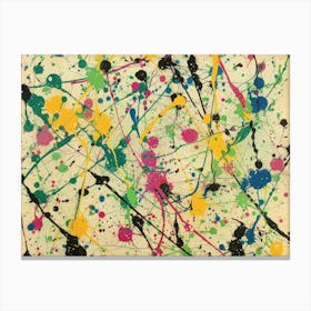 Splatter Painting 14 Canvas Print