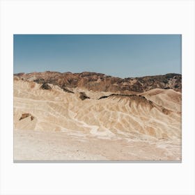 Sandy Mountains In Death Valley Canvas Print