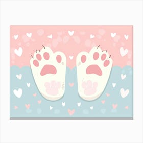 Cat Paw (27) Canvas Print