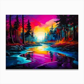 Musical Fields Canadian Landscape Canvas Print