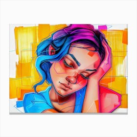 Depression Canvas Print