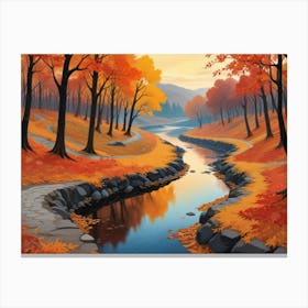 Autumn Forest 2 Canvas Print