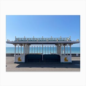 Brighton Beach Stand Canvas Print