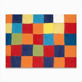 Paul Klee - Color Chart Canvas Print