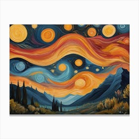 Starry Night 82 Canvas Print