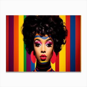 Rainbow Woman Canvas Print