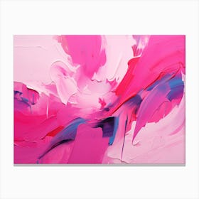 Abstract Pink Painting 3 Canvas Print