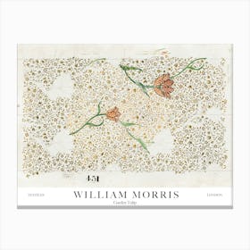 William Morris Prints Garden Tulip Landscape Botanical Vintage Canvas Print