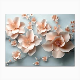 3d Artwork Flower 4 Canvas Print