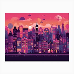 Amsterdam Skyline Canvas Print