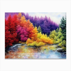 Turning Of The Seasons 3 Canvas Print