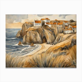 European Coastal Painting (21) Canvas Print