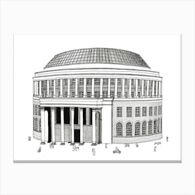 Manchester Central Library Canvas Print