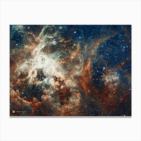 Star Factory 30 Doradus (2012) (NASA Hubble Space Telescope) — space poster, science poster, space photo Canvas Print