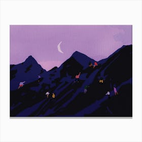 Purple Hills Canvas Print