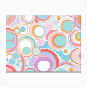 Abstract Circles 15 Canvas Print