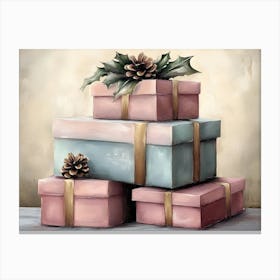 Christmas Presents 24 Canvas Print