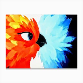 Abstract bird Canvas Print