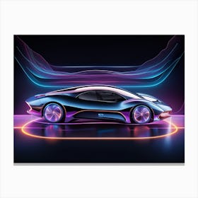 Futuristic Car 30 Canvas Print