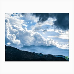 Cloudy Sky Over Mountains 20211021 267ppub Canvas Print