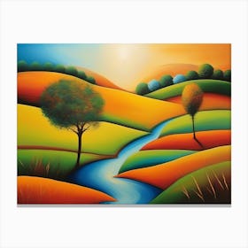 'River Valley' Canvas Print