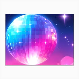 Disco Ball Canvas Print