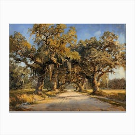 Road To Charleston Canvas Print