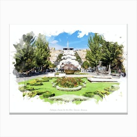 Cafesjian Center For The Arts, Yerevan, Armenia Canvas Print