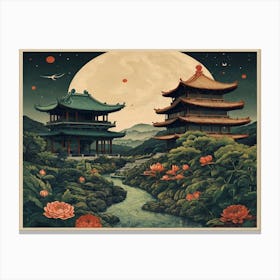 Chinese Pagoda 1 Canvas Print