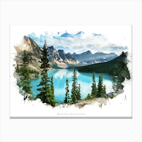 Moraine Lake, Lake Louise, Canada Canvas Print