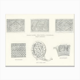 Byzantine Pattern, Albert Racine (4) Canvas Print